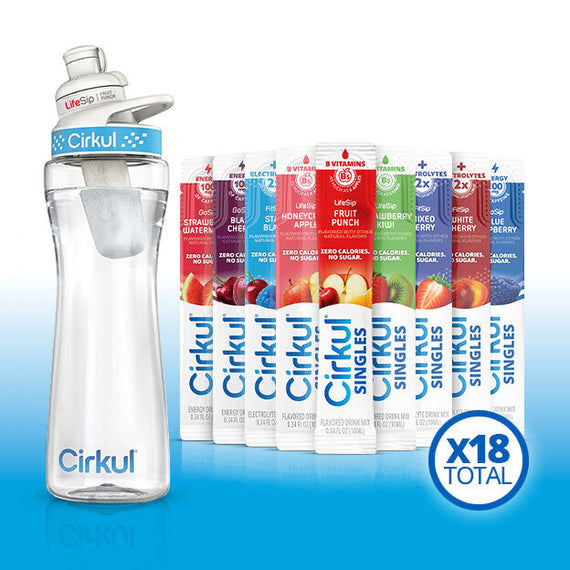 22oz. Plastic Bottle & GoSip® Black Cherry Q5HK